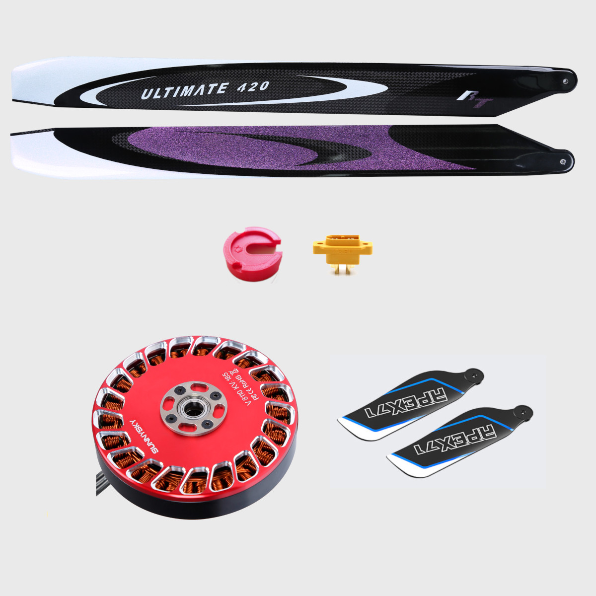 OMPHobby M4 Max Kit contents