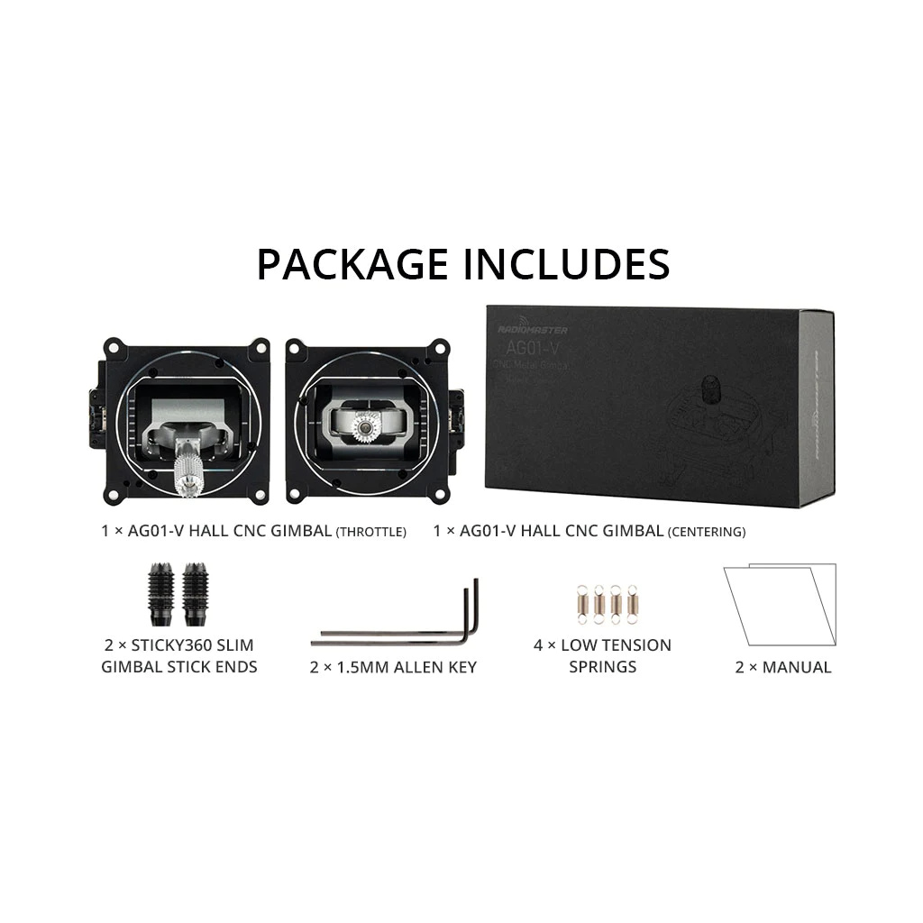 Radiomaster AG01-V CNC Gimbal set for VBar Control - Kenny Ko - Bild 2