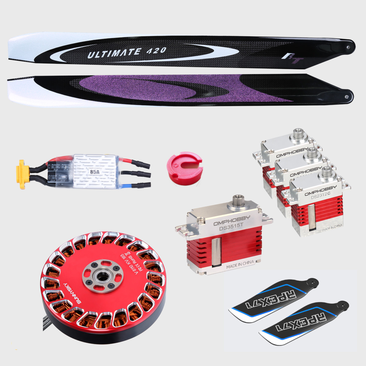 OMPHobby M4 Max PNP Combo contents