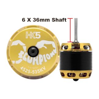 Scorpion HK5-4525-535KV (6 x 36mm shaft)