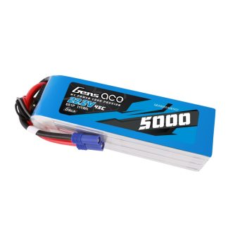 Gens ace G-Tech 5000mAh 22.2V 45C 6S1P Lipo Battery EC5