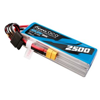 Gens ace G-Tech 2500mAh 22.2V 80C 6S Lipo Battery RAW 420