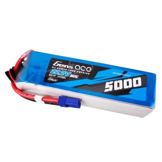 Gens ace G-Tech 5000mAh 22.2V 60C 6S1P Lipo Battery EC5