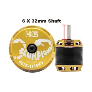 Scorpion HK5-4026-1115kv Motor 550 Class 4050W (6S)