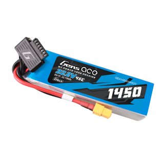 Gens Ace G-Tech 1450mAh 22.2V 45C 6S1P Lipo Battery with XT60 Plug