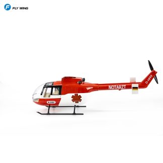 Flywing BO-105 Fuselage DRF with Landing skids & Tail motor FS80
