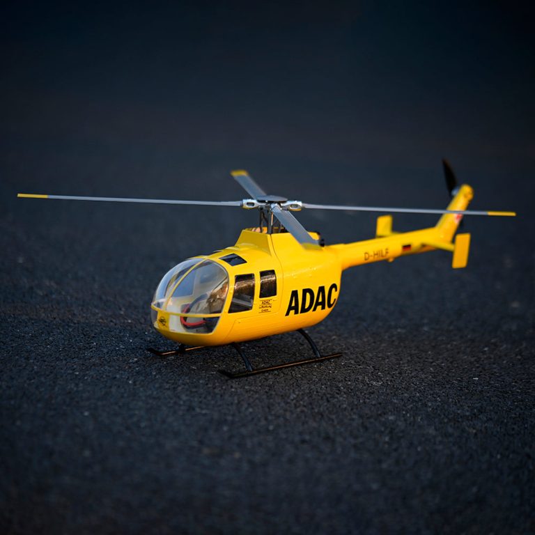 Hélicoptère Télécommandé Fly Wing BO-105 Police - GPS, 10 Canaux, RTF Prêt à Voler