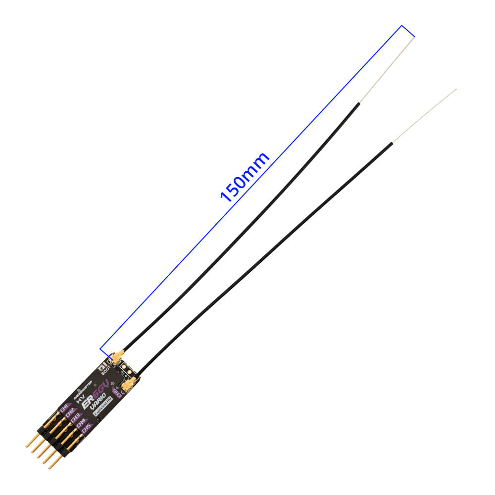 Radiomaster ER6G ER6GV 2.4GHz ELRS PWM Receiver Glider LBT - Billede 6