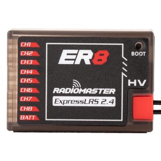 Radiomaster ER8 ELRS PWM Receiver for Airplane 8 Channel LBT