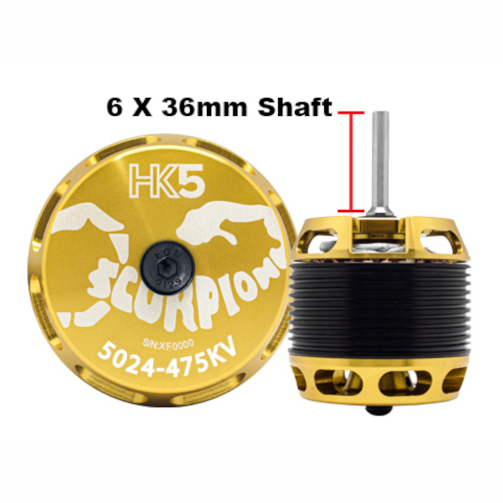 Scorpion HK5-5024-475v Motor 700 Class 12000W (14S) 36mm