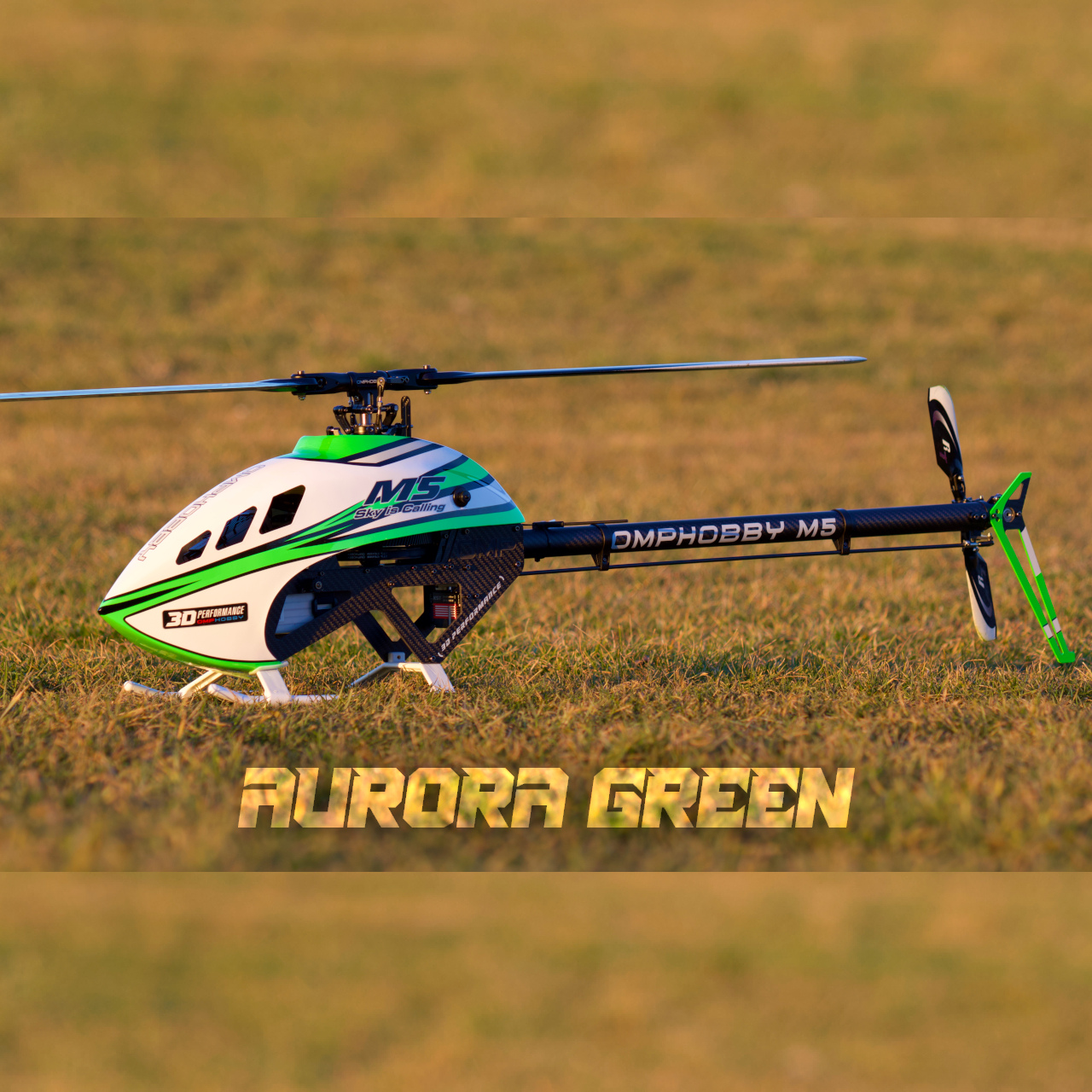 OMPHobby M5 RC Helicopter Green