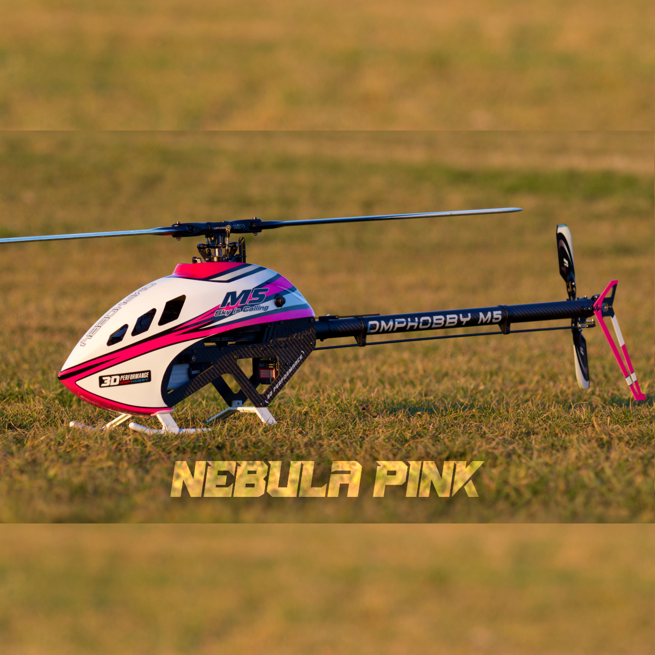 OMPHobby M5 RC Helicopter Pink
