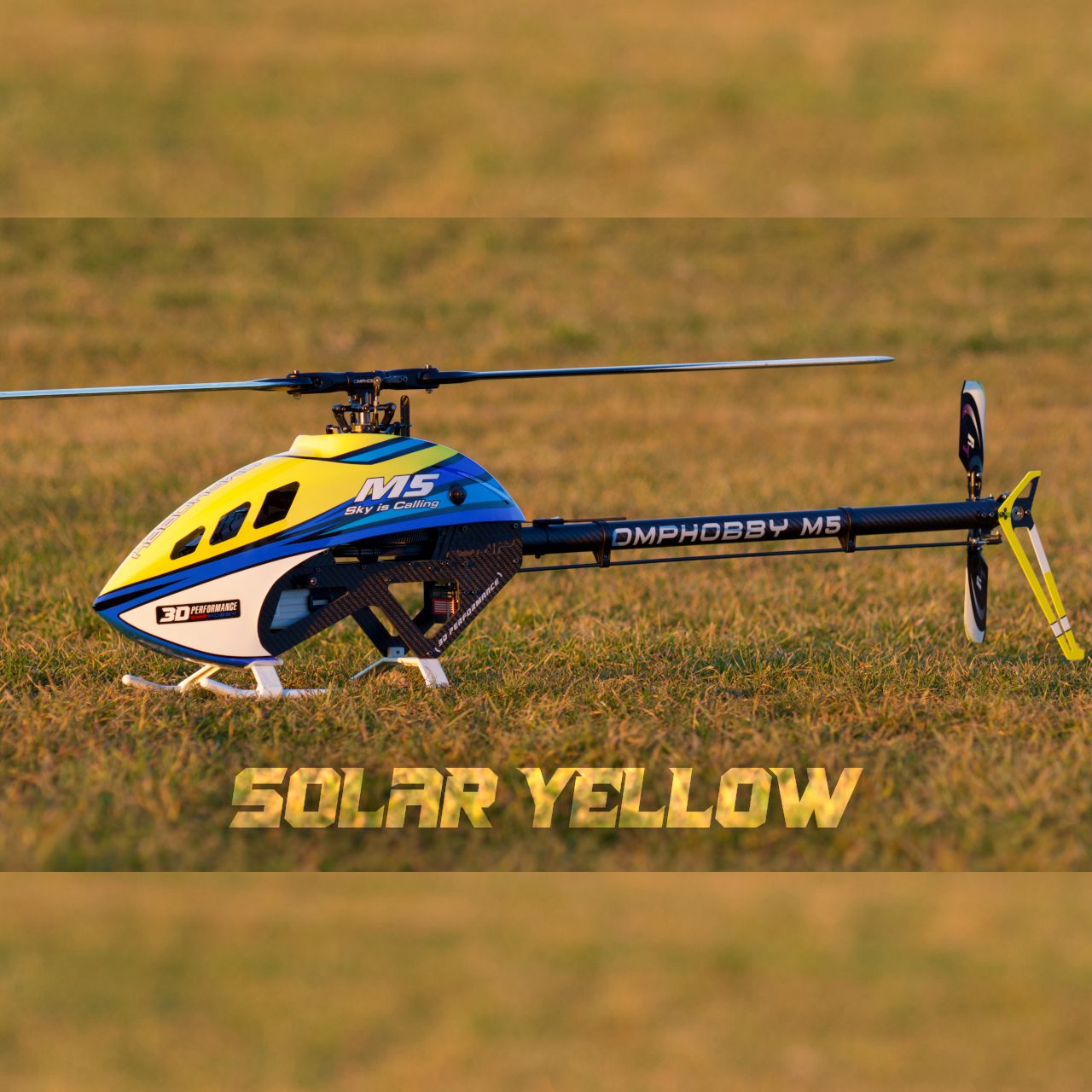 OMPHobby M5 RC Helicopter Yellow