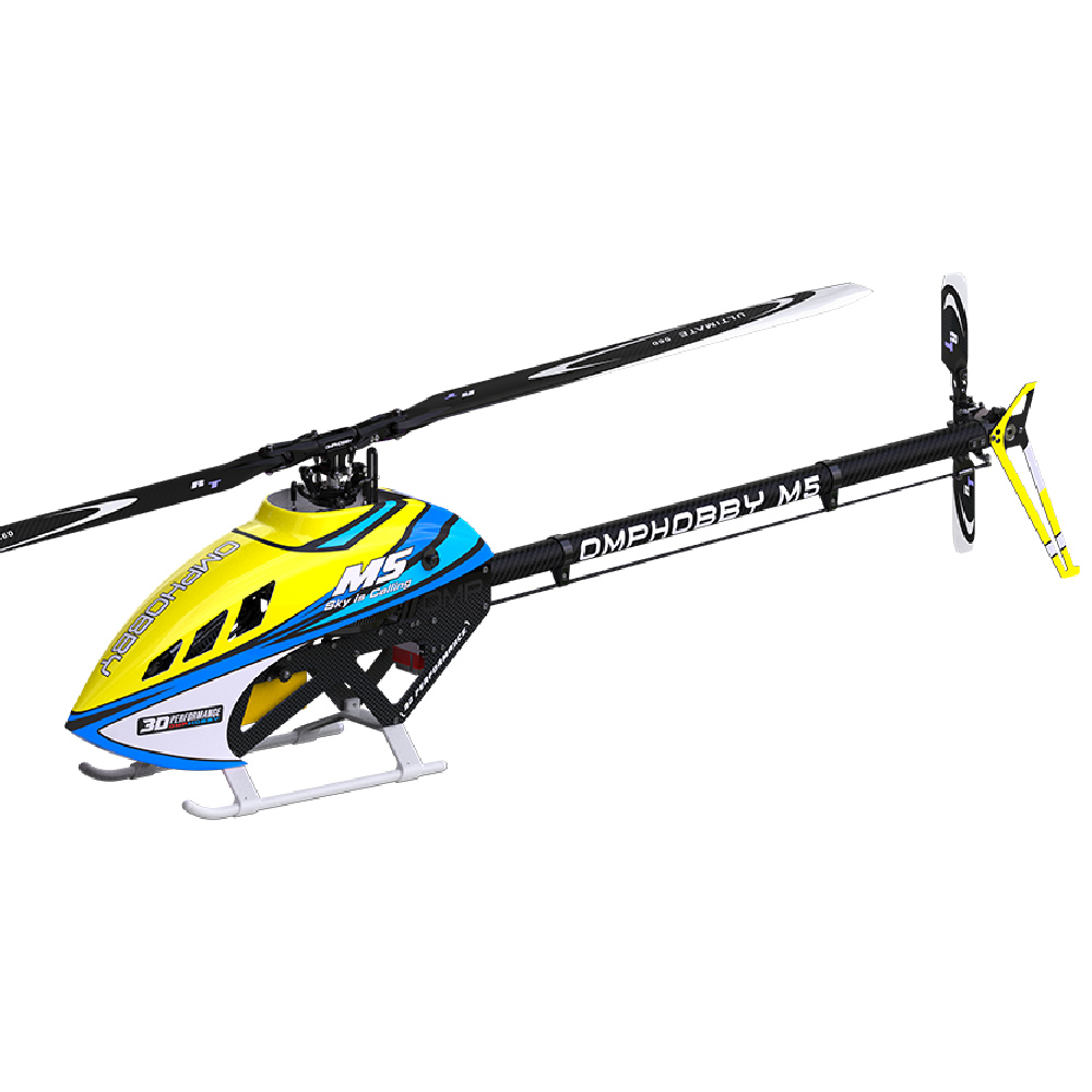 OMPHobby M5 RC Helicopter Kit Yellow