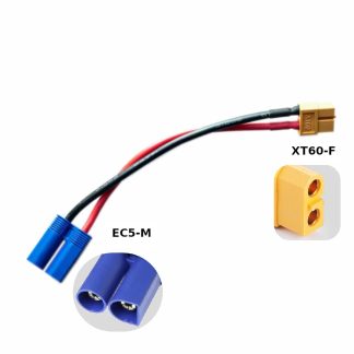 EC5 to XT60 charging adapter cable for LiPo battery