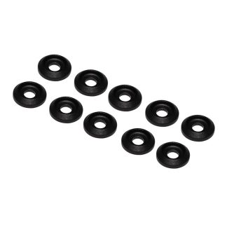SAB H0007BM-S Aluminum Finishing Washers Black Matte (10pcs)