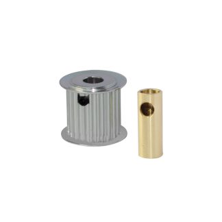 SAB H0175-21-S Aluminum Motor Pulley 21T (for 6/8mm motor shaft) - Goblin 770/Goblin 700 Competition