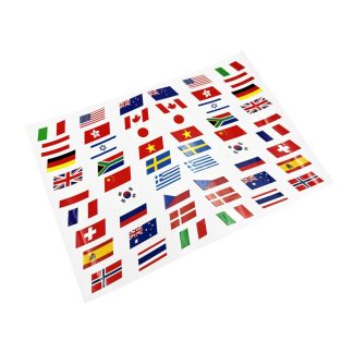 SAB H2124-S Flags Sticker Set