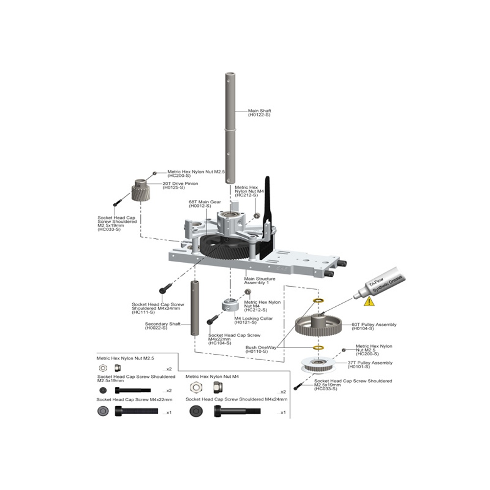 SAB HC212-S Metric Hex Locknut Nuts M4 H5 - Image 2
