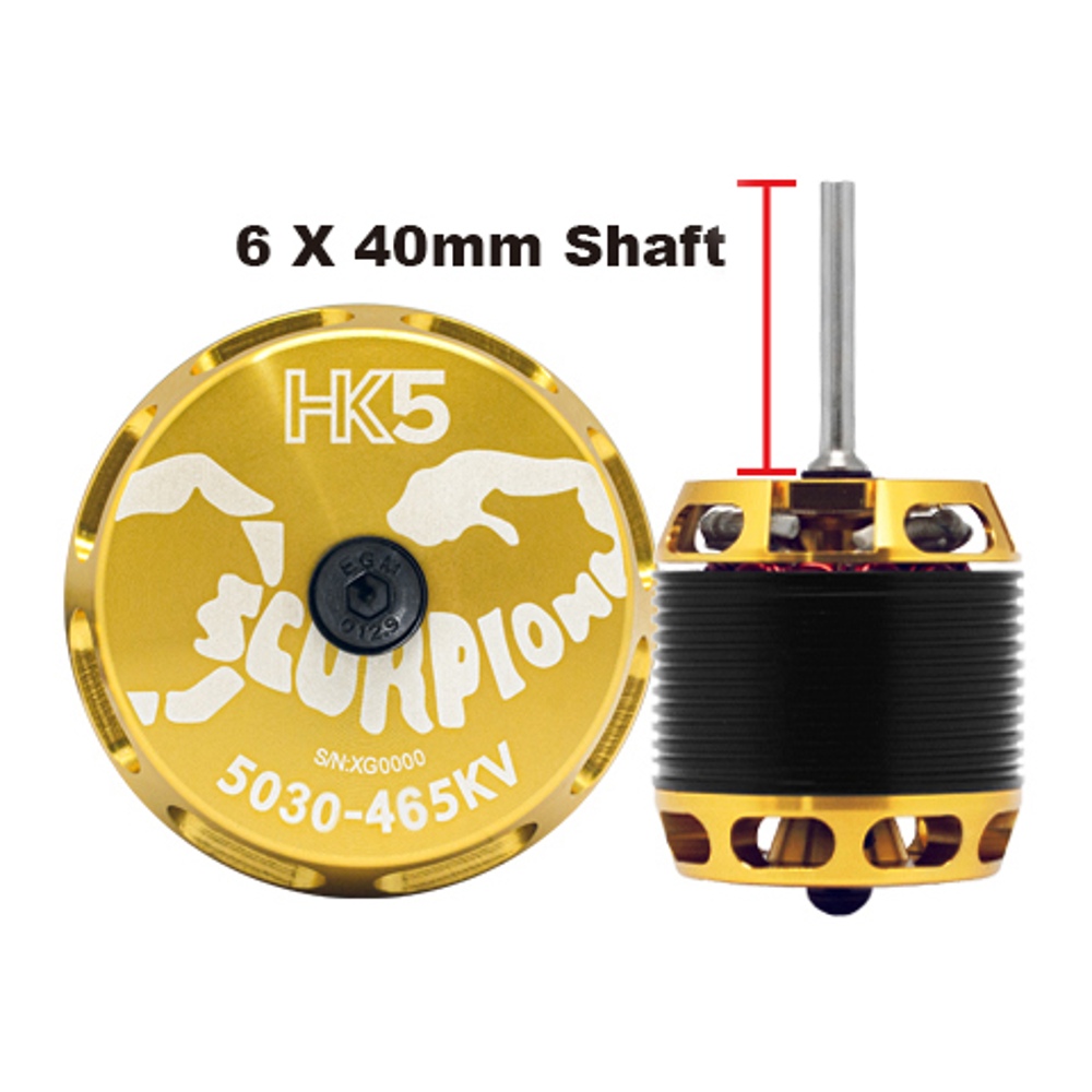 Scorpion HK5-5030-465kv Motor 700-800 Class 13000W (12S-14S)