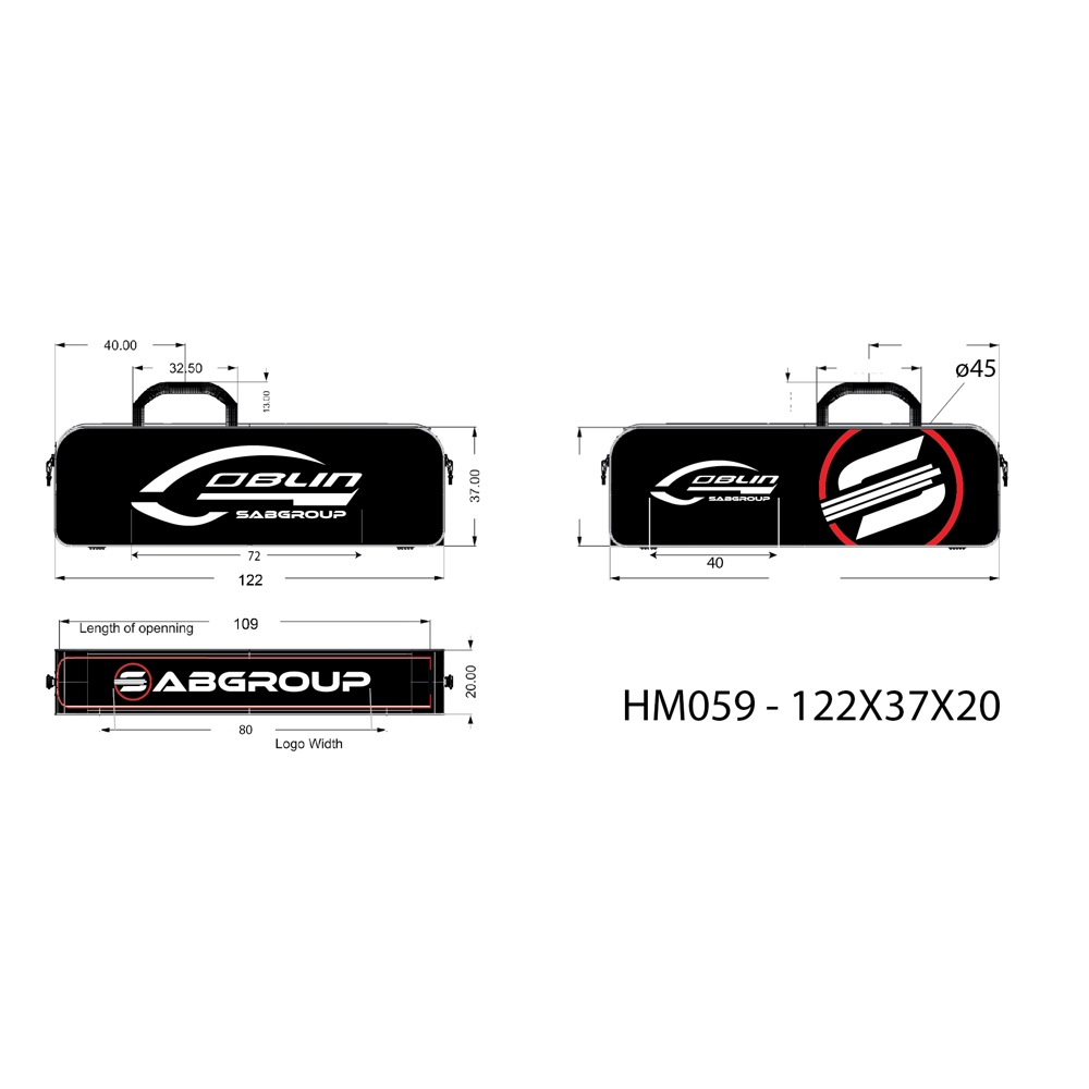 SAB HM059 SAB Goblin 500/570 Carry Bag – Image 5