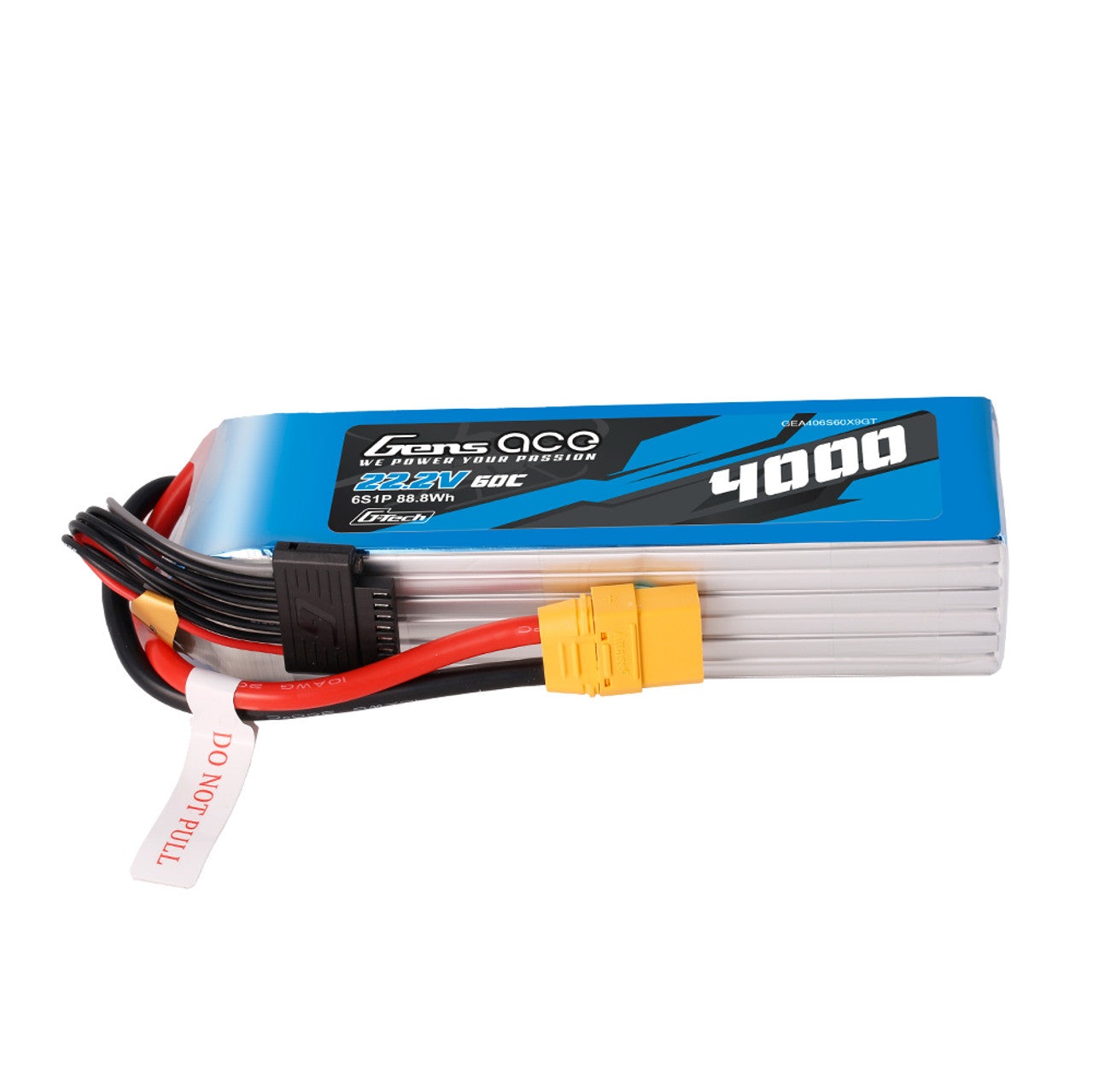 Gens ace G-Tech 4000mAh 22.2V 60C 6S1P Lipo Battery XT90 – Image 2