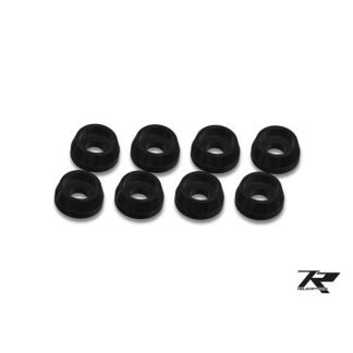 TRON Black anodized washers / 2.5mm x 8 TR501-102