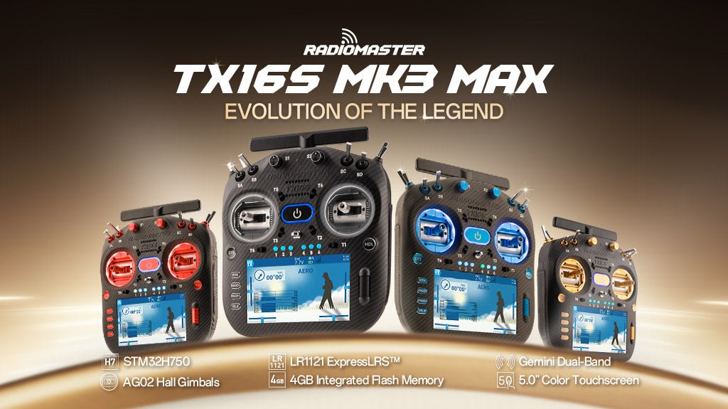 TX16S MK3 MAX Radio Controller (ELRS / M2)