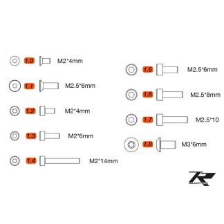 TRON Screw set 1. TR507-600