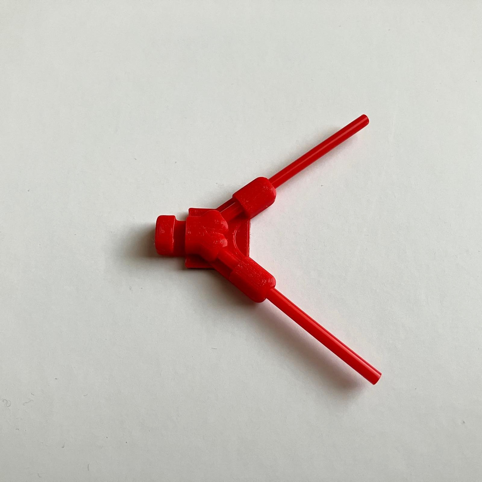 Antenna Mount Support for flat mount Red
