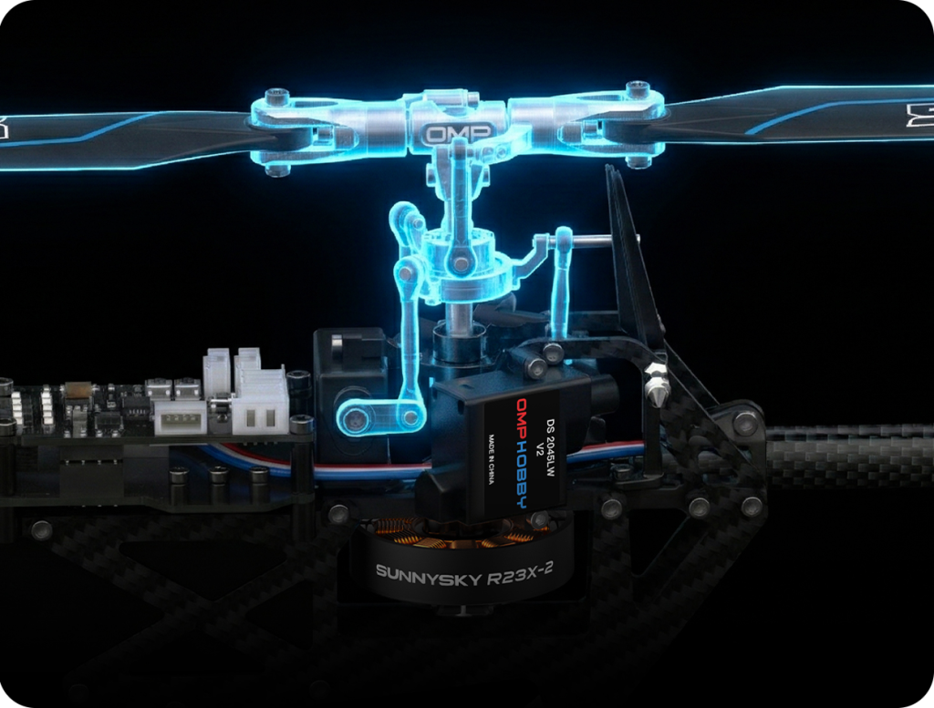 OMP M1 V3 Pro rotor head