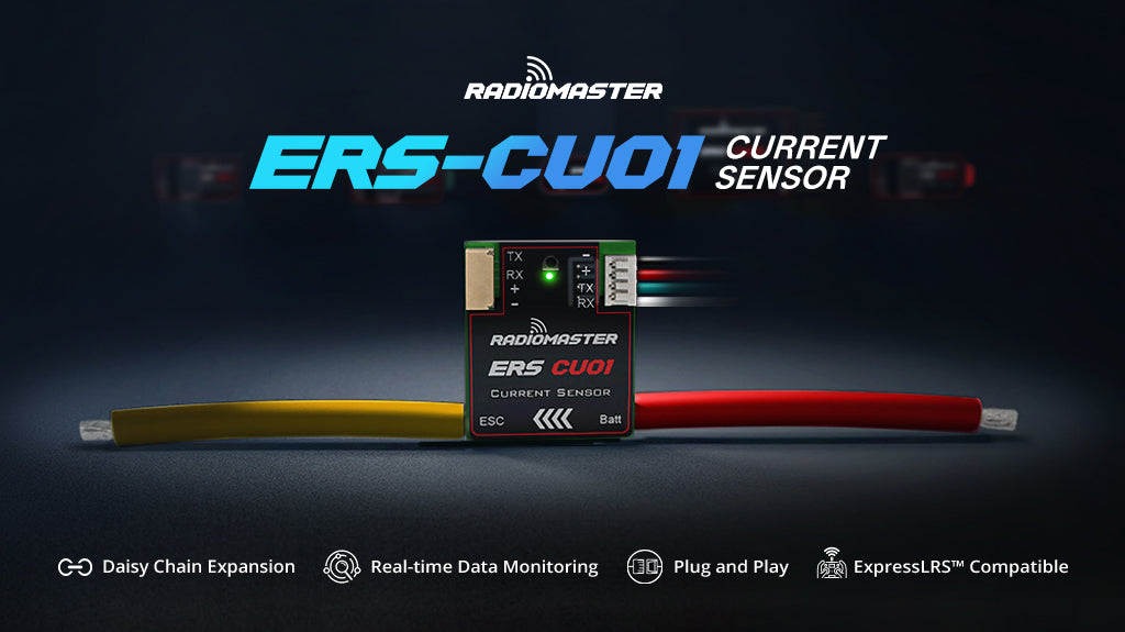 ERS-CU01 - Real-Time Current Sensor for compatible ExpressLRS PWM Receivers