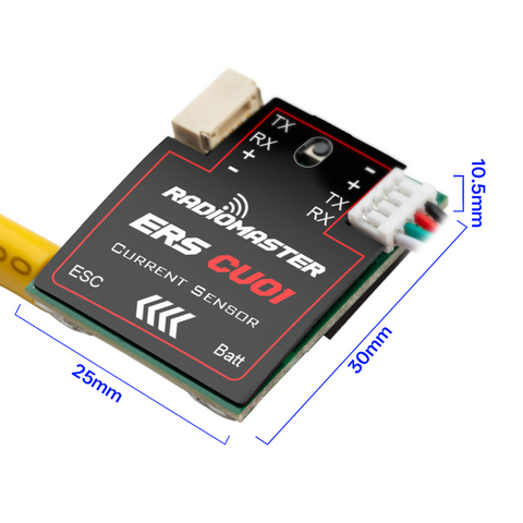 ERS-CU01 - Real-Time Current Sensor for compatible ExpressLRS PWM Receivers